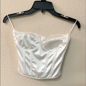 White Bustier Corset